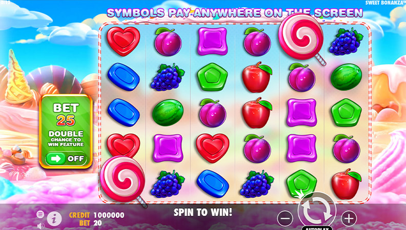 Het Sweet Bonanza demo spel.