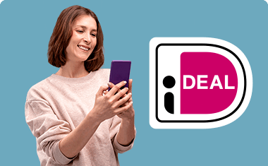 iDEAL-logo met online casino fiches